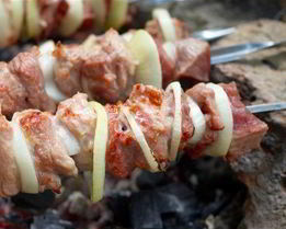 Шашлык из свинины по-питерски