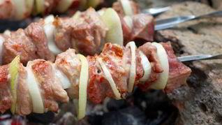 Шашлык из свинины по-питерски