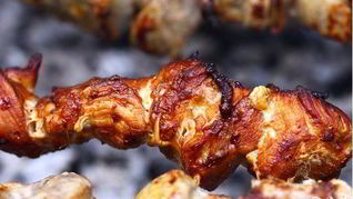 Шашлык из свинины в кефире