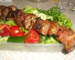 Шашлык из свинины в минералке
