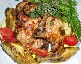 Шашлык из телятины на кости