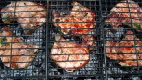 шашлык из телятины на кости