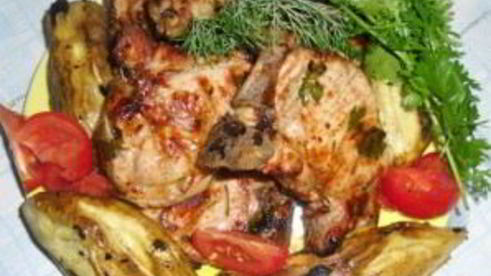 шашлык из телятины на кости