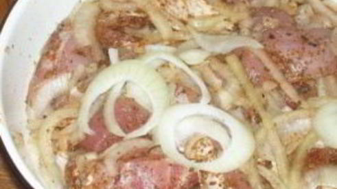 шашлык на шпажках