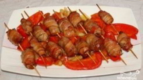 шашлык на шпажках