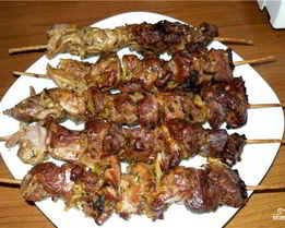 Шашлык в духовке в банке