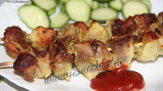 Шашлык в духовке