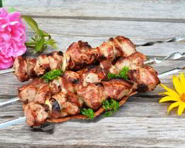 Сочный шашлык из свинины с уксусом