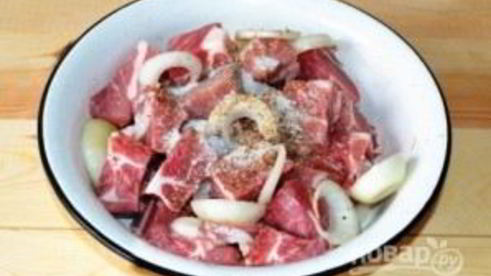 сочный шашлык из свинины с уксусом