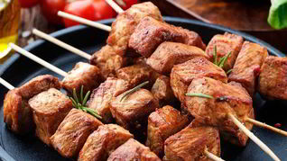Свиной шашлык в медовом маринаде