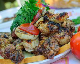 Свиной шашлык в уксусном маринаде