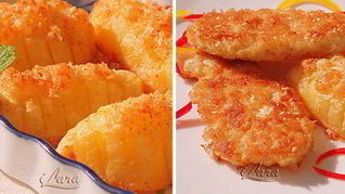 Куриные мини-шницели с картофелем по-словацки