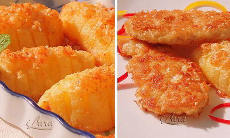 Рецепт куриных мини-шницелей с картофелем по-словацки