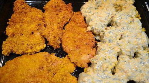 шницель из куриной грудки