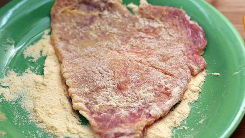 шницель из свинины