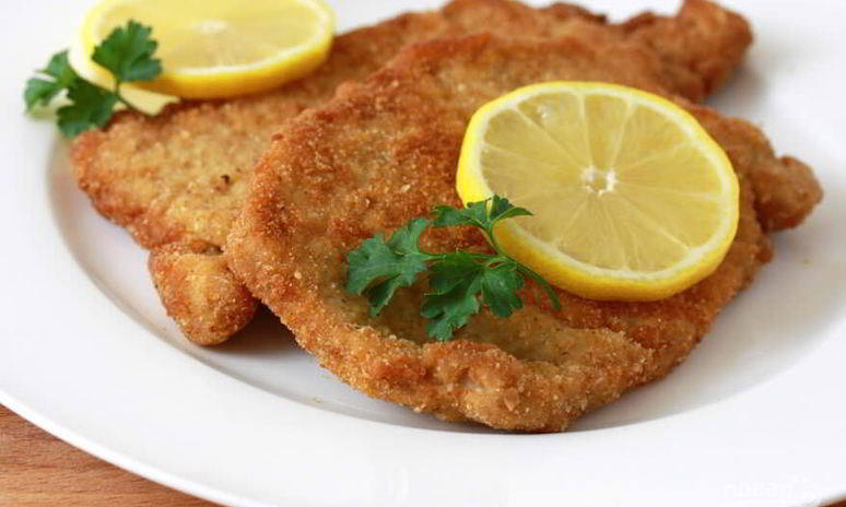 Рецепт шницеля свиного