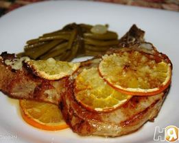 Апельсиновый стейк на косточке