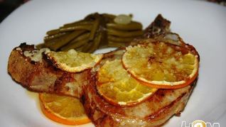 Апельсиновый стейк на косточке