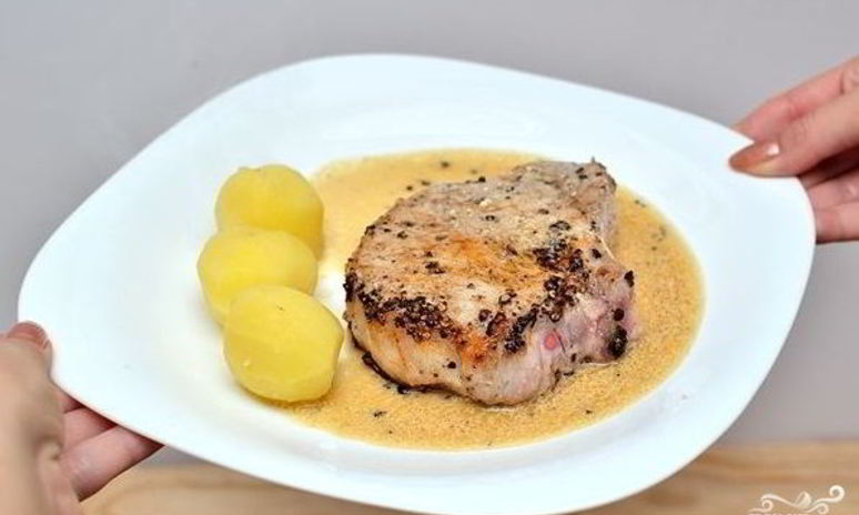 Рецепт перечного стейка