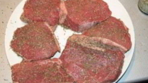 стейк из мраморной говядины