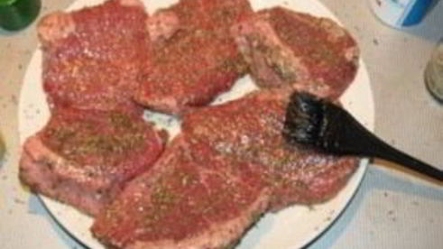 стейк из мраморной говядины