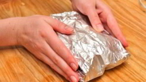 стейк лосося в фольге