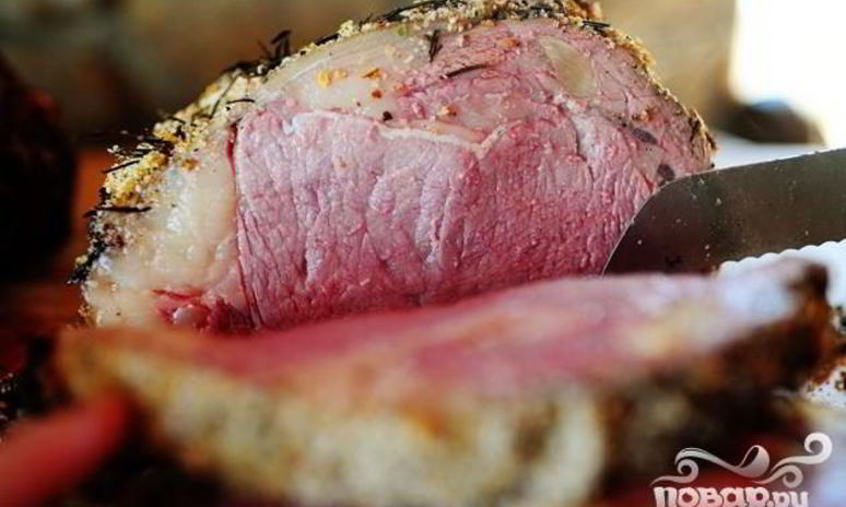 Рецепт стейка рибай с розмарином, тимьяном и чесноком