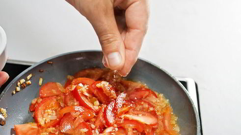 стейк с мятой и бальзамическим уксусом