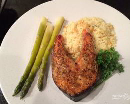 Стейки из семги в духовке