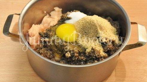 куриные тефтели с грибами