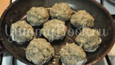 куриные тефтели с грибами