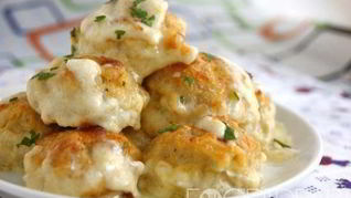 Куриные тефтели в сливочном соусе