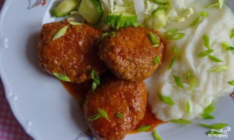 Рецепт тефтелей из свинины с рисом