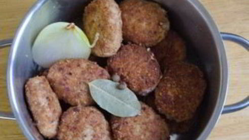 тефтели из свинины с рисом