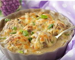 Тефтели под грибным соусом