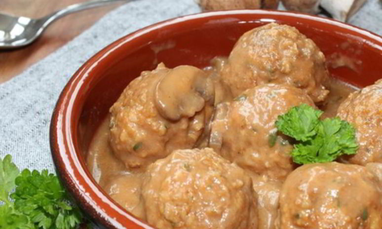 Рецепт тефтелей с грибами