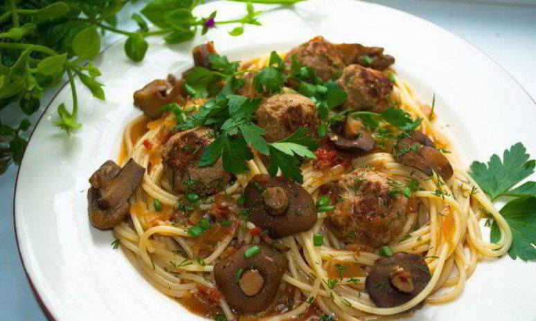 Рецепт тефтелей с лесными грибочками