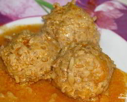 Тефтели с подливкой в мультиварке