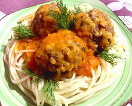 Тефтели с тыквой в тыквенном соусе