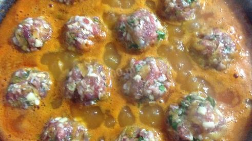 тефтели с тыквой в тыквенном соусе