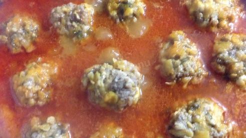 тефтели с тыквой в тыквенном соусе