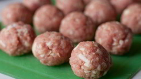 тефтели с яблоком