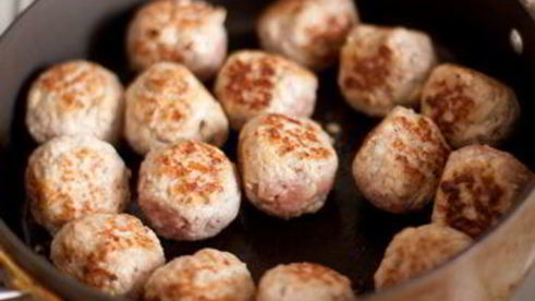 тефтели с яблоком