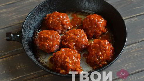 тефтели, запеченные в духовке