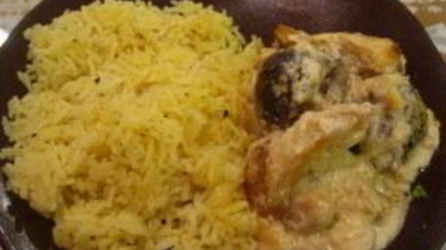 тушеная картошка с тефтелями