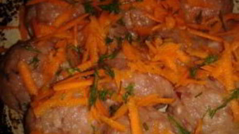 запеченные тефтельки в сметанном соусе