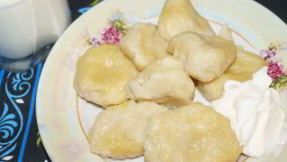 Ленивые вареники с картошкой