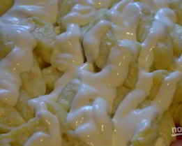 Ленивые вареники с творогом на манке