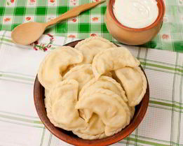 Тесто на вареники с картошкой