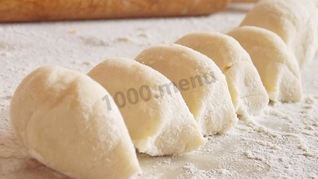 Тесто на вареники с яйцом